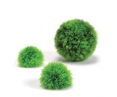OASE biOrb Deko-Gewächsball Set 3 - Aquarium-Deko in Form einer Unterwasser-Pflanze, Zubehör fürs Aquarium-Becken, 360 Grad Modell in Grün