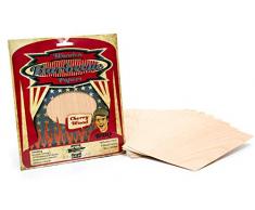 Axtschlag Grillpapier Kirsche, zum schonenden Garen, hält das Gargut saftig, für Grill & Backofen, auch zum Servieren, 8 Wood Papers + Schnur, 190x150x1 mm