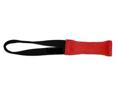 DINGO GEAR Beißring aus Firehose mit Griff, 15 cm, rot, 6 Stück