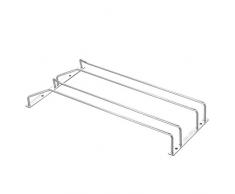 Dianoo Unter Schrank Stemware Rack Halter Weinglasgestell Hängegestell Aus Edelstahl 15.8 Zoll 2 Reihen