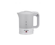 grossag Reise-Wasserkocher-Set WK 3.00 inkl. 2 Tassen und Löffeln | 0,5 Liter | Perfekt für Reisen und Camping