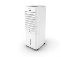 Olimpia Splendid 99310 Peler 6C Turmventilator Kühler Ionisator mit Fernbedienung, Timer und Kanister ausziehbar 6 Liter, 450 m3/h, 75 W