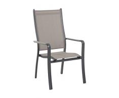 MWH Das Original 154185 Stapelsessel, Royal brissac, grau