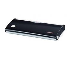 Gastroback 46011 Design Pro Vakuumierer (120 Watt), inklusive 1 Folienrolle (28 x 600 cm), Kontrollleuchte/Vakuum der Pumpe 500 mm Hg / 0,6 bar, Kunststoff, Schwarz
