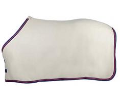 PFIFF 101496 Pferde Polarfleece Decke Pauline, Fleecedecke Pferdedecke, Beige 165