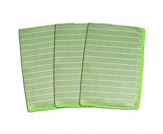 BAMBUS SHINE 3er SET 60 x 40 cm - Glastuch für Fenster, Spiegel und Glasgeschirr 60 x 40 cm Tuch - ABACUS