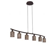 EGLO Pendelleuchte Verschiedene Materialien Silber