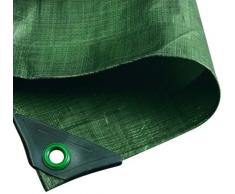 NOOR Abdeckplane Hobby 120g/m² Grün I 3 x 6 m I Allzweckplane für Schutz vor Witterung I Ideal geeignet für den Garten I UV-stabilisiert, beidseitig beschichtet, wasserfest, abwaschbar & langhaltig