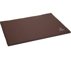Knuffelwuff 12761 Leder Hundematte Puffin, XL, 105 x 75 cm, braun