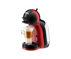 Krups Nescafé Dolce Gusto Mini Me KP120H Kapsel Kaffeemaschine (für heiße und kalte Getränke, 15 bar Pumpendruck, automatische Wasserdosierung, Flow-Stop Technologie, 0,8 l Wassertank) rot/schwarz