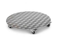 Siena Garden Pflanzenroller, Silber