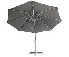 Rite Season KUA0001U Sonnenschirm Luna, 3 m inklusive LED Lichter, 360 Grad drehbar