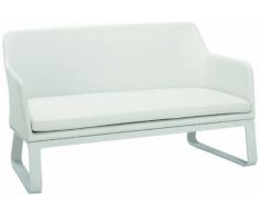 BEST 48015102 Couch Chicago 2-Sitzer, perlweiß