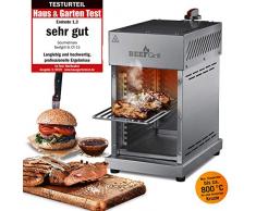 GOURMETmaxx Beef Maker by Oberhitze Gasgrill aus Edelstahl für Temperaturen bis zu 800° C