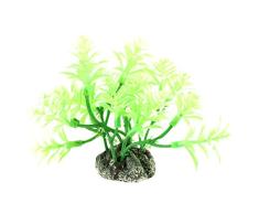 sourcingmap Kunstpflanze für Aquarien, Keramik, Kunststoff, Grün