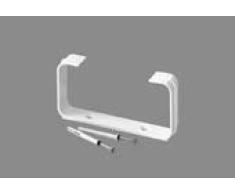 Mepamsa 112.0459.456 Cooker Hood Clip Zubehör für Dunstabzugshaube - Kaminzubehör (Cooker Hood Schlauchclip, weiß, 220 mm, 90 mm, 1 Stück (S))