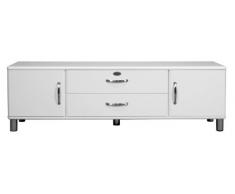 Tenzo 5156-005 Malibu - Designer Lowboard 54 x 182 x 44 cm, MDF lackiert, weiÃ