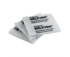 Nilfisk147 0157 500 Vorfilter 3 Stk. für Extreme Trockensauger, weiß