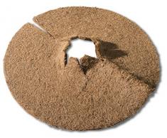 Windhager Kokos-Mulchscheibe COCODISC Winterschutz Pflanzenschutz Abdeckscheibe Frostschutz Kälteschutz für Bäume und Pflanzen, Ø 25 cm, 06556