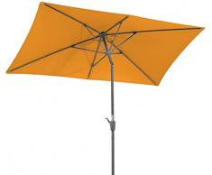 Schneider-Schirme Tunis, Mandarine, ca. 270 x 150 cm, 6-teilig, rechteckig Sonnenschirm