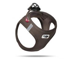 curli Geschirr Vest Air-Mesh, braun, XL