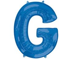 Anagram Folienballon 35413 Buchstabe G, 86,4 cm blau