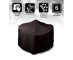 Bosmere Storm Black große runde Abdeckhaube für Feuerschale