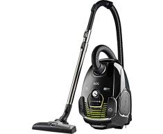 AEG VX7 Power Bodenstaubsauger mit Beutel Staubsauger Schwarz (Eco Negro)
