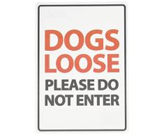 Magnet & Steel Hunde lose Bitte geben Sie Keine A5 Schild