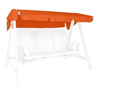 Angerer 9908/11 Sonnendach für Hollywoodschaukel Polyacryl, Terracotta, 193 x 130 cm