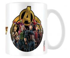 DC Universe Marvel Comics Kaffeetassen, Keramik, Mehrfarbig, 7.9 x 11 x 9.3 cm