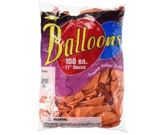 Luftballons, 28 cm, Orange, 100 Stück
