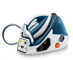 Tefal Dampfbügelstation mit 450g Dampfstoß, 6,9 bar Dampfdruck Testsiger 2019 beste (Durilium AirGlide Bügelsohle, 2400 Watt, Bügeleisen, Antikalk-Kollektor, extrem leistungsfähig), blau/weiß