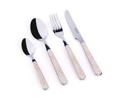 Molecuisine Besteck 24 tlg. Set Enjoy Crema mehrfarbig