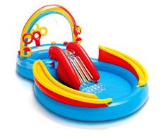 Intex Rainbow Ring Play Center - Kinder Aufstellpool - Planschbecken - 297 x 193 x 135 cm - Für 3+ Jahre