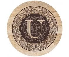 Thirstystone Untersetzer mit Monogramm-Buchstabe A U