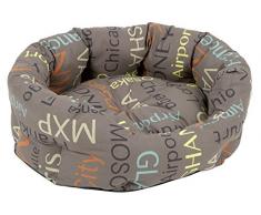 Kerbl 80312 Kuschelbett City, ø 65 cm, bunt