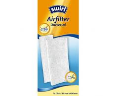 Swirl Airfilter Universal (für Staubsauger, Zuschneidbarer Filter für saubere Staubsaugerabluft, Geeignet z.B. für AEG, Philips, Kärcher, Miele, Siemens, Rowenta, Samsung, Bosch)