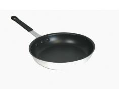Paderno World Cuisine Bratpfanne aus Aluminium, antihaftbeschichtet, 17,8 cm 10in schwarz