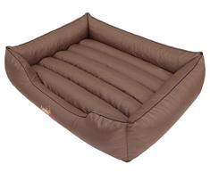 Hobbydog CORJBR4 Hundebett Hundesofa Hundekorb Tierbett Comfort, L, 65 x 50 cm, Hellbraun