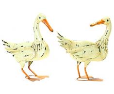 Forma Metall-Figur Dagobert, weiß, 39 x 18 x 40 cm, 590221