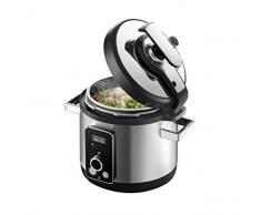 WMF Perfect Multifunctional Cooker Elektrischer Schnellkochtopf, programmierbar, 8 Programme, schnelles und langsames Kochen, Kapazität 6 l, inkl. Rezept, 1100 W, Stahl