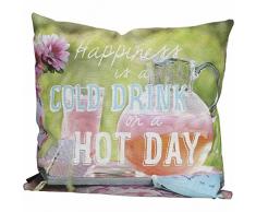 Madison Zierkissen, Happiness, bunt, 50x50x12 cm, PI15F341