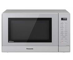 Panasonic NN-GT47KMGPG Kombi Mikrowelle (1000 Watt, mit Grill, Inverter Mikrowelle, 31 Liter) silber