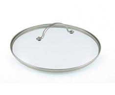 GreenPan Universal-Deckel für Brat-Pfannen Gross Glasdeckel auch für Koch-Topf geeeignet transparent, Glas, 24 cm