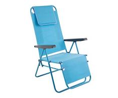 Dajar 464781 Gartensessel Merano Plus D027-11TB Patio Blau 152 x 59 x 104 cm