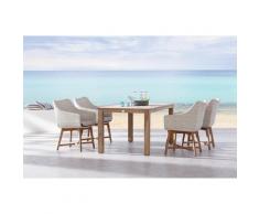 BEST 95150006 Tischgruppe 5-teilig Paterna und Moretti, 160 x 90 cm, mehrfarbig