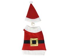 Rasta Imposta Hundekostüm Weihnachtsmann, X-Small, rot