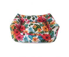 Consentida CN205261 Kinderbett Gulliver Aloha T-4, 74 x 61 x 22 cm, L, geblümt