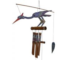 Cohasset Windspiel Handbemalt mit violetten Punkten